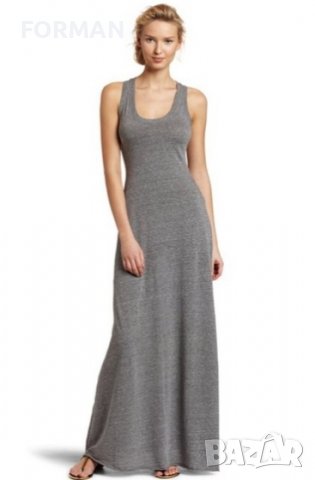 Дълга сива рокля без закопчаване трико  - ХЛ/2ХЛ размер , снимка 1