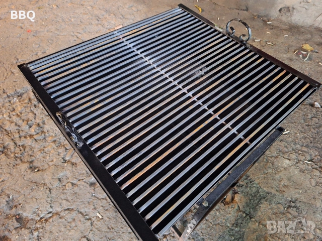 BBQ Ръчна изработка 60х40 80х40 скара Барбекю на Дървени въглища , снимка 3 - Барбекюта - 52507491