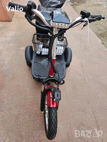 Ново!!!!Електрическа триколка с ремарке и задно предаване H-1 48V/12ah 1000W, снимка 14 - Мотоциклети и мототехника - 42314827