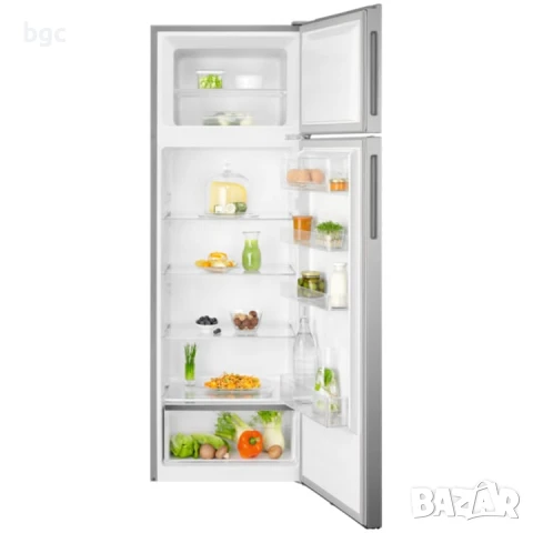 НОВ Electrolux LTB1AF28U0 Хладилник с ФРИЗЕР, 281 л, Клас F, H 161 см, Inox, 24 МЕСЕЦА ГАРАНЦИЯ, снимка 4 - Хладилници - 51266436