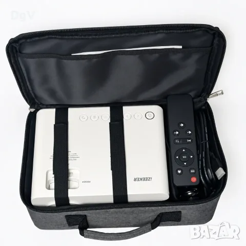 Проектор iZEEKER iPL310, 13000 лумина,4К Full HD, 5G WiFi, Bluetooth, 200 инча, снимка 2 - Плейъри, домашно кино, прожектори - 55953461