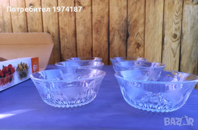 Ново. Кристални купи , снимка 4 - Сервизи - 48110428