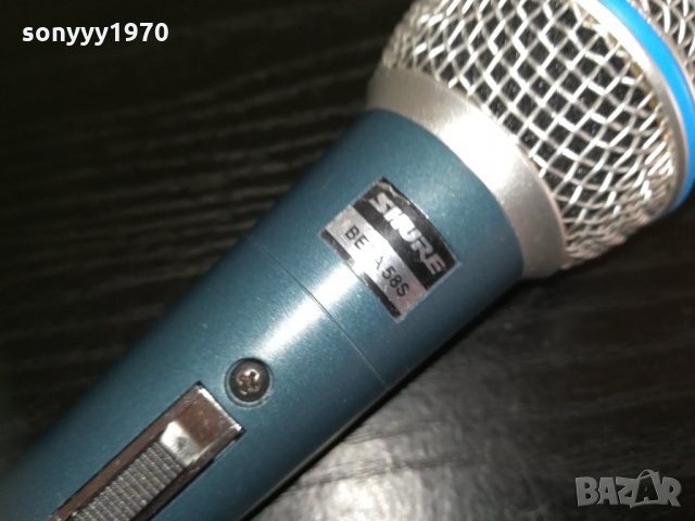 shure beta sm58s-внос швеицария 2610201633, снимка 4 - Микрофони - 30564145