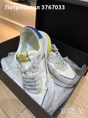 Дамски маратонки Karl Lagerfield, снимка 4 - Маратонки - 52379431