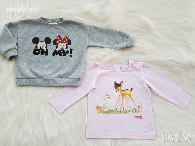 Бебешки блузи ZARA и H&M 6-9 месеца , снимка 8 - Бебешки блузки - 38157888