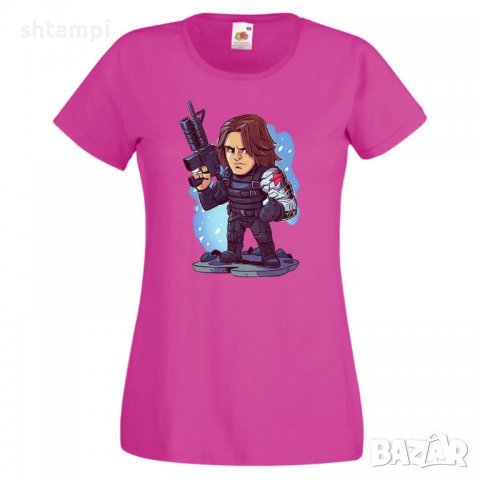 Дамска тениска Marvel Winter Soldier Игра,Изненада,Подарък,Геймър,, снимка 9 - Тениски - 36786196