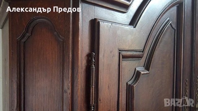 Старинен шкаф от масив, снимка 3 - Антикварни и старинни предмети - 54255188