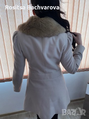 Бежево палто Radeks, размер М, снимка 4 - Палта, манта - 38896210