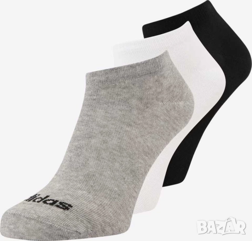 Спорни чорапи Adidas, Унисекс, 3 бр, 70% памук, 27% полиестер, 43-45