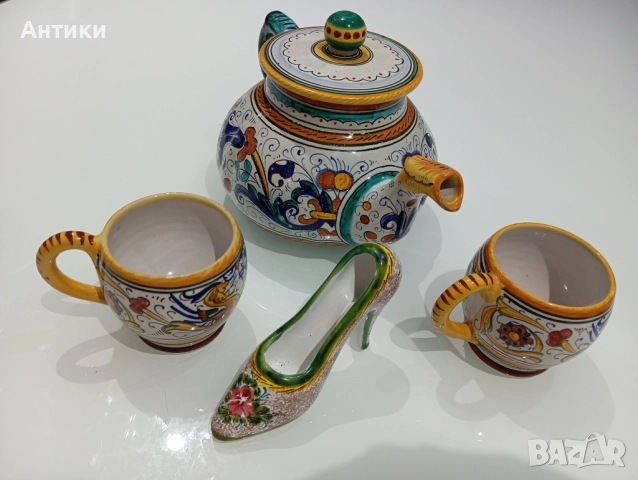 Керамичен италиански лот маркиран , снимка 15 - Сервизи - 52528024