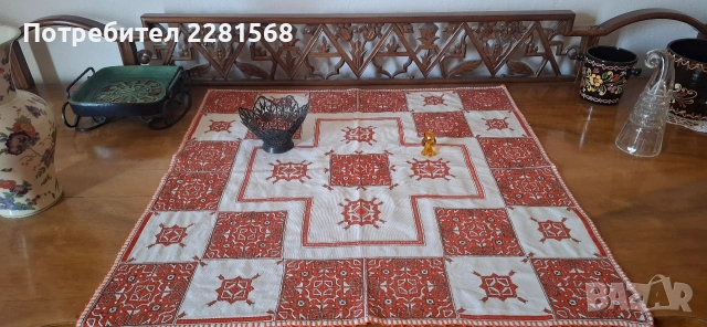 Старинни автентични мебели от началото на миналия век от масив с резба, снимка 5 - Антикварни и старинни предмети - 53941793