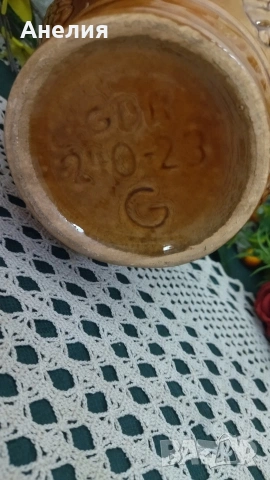 Голяма кана или ваза с релеф, снимка 6 - Вази - 53118964