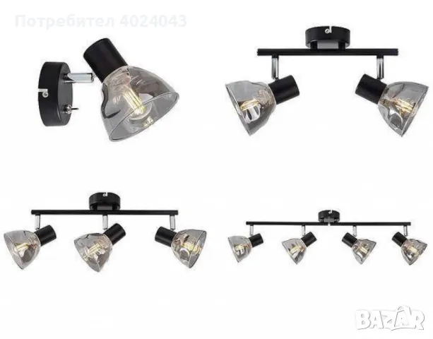 Спот Мoon, E14, 1 x max 40W, с ключ изисканият лукс