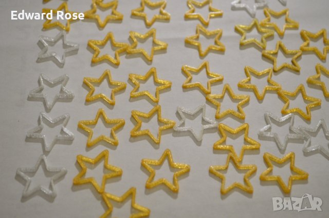 Звездички от пластмаса, снимка 2 - Други - 37544580
