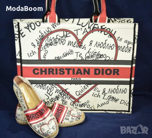 Комплект дамски еспадрили и чанта Dior 