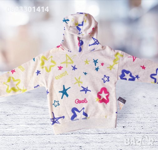 Детска блуза с качулка Primark Примарк 116 5-6г, снимка 1 - Детски Блузи и туники - 42654054