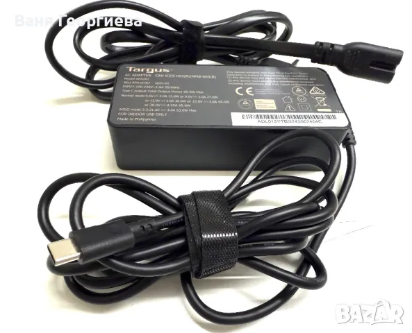 Оригинално Зарядно за Лаптоп Targus APA107, снимка 2 - Захранвания и кутии - 50322059