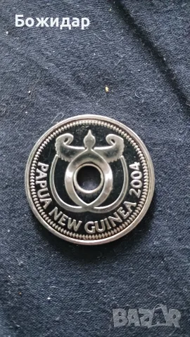 1 Кина.2004г.Папуа Нова Гвинея., снимка 2 - Нумизматика и бонистика - 53881602