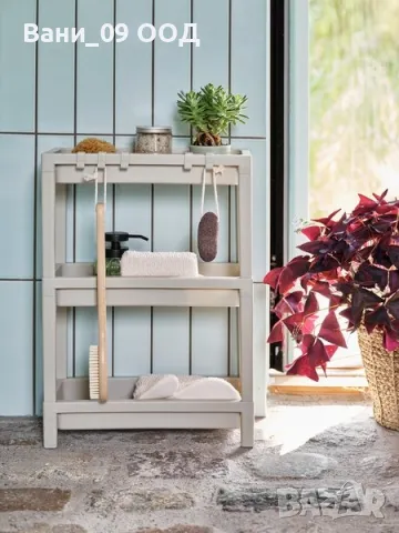 Пластмасова етажерка за баня на 3 нива , снимка 3 - Етажерки - 47625053