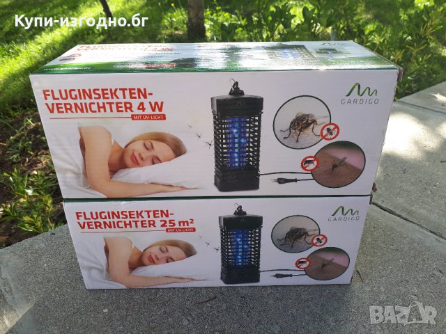 Немска UV лампа за борба с вредителите и насекомите Gardigo 4w 25m2 - Чисто нови!, снимка 3 - Други - 29816888