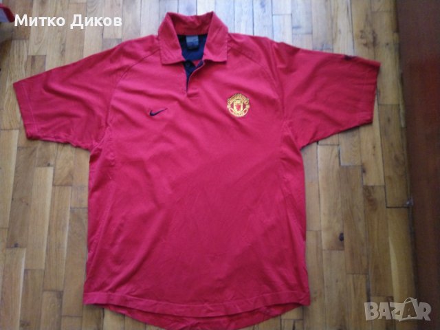 Манчестър Юнайтед маркова футболна тениска 2002-2004 Найк размер Л, снимка 1 - Футбол - 39110119
