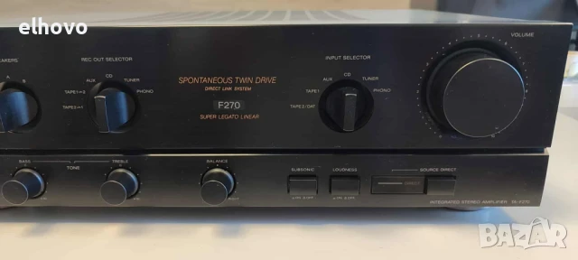 Стерео усилвател Sony TA-F270, снимка 3 - Ресийвъри, усилватели, смесителни пултове - 50904396