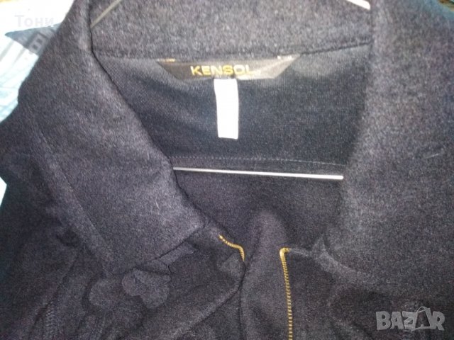 Елегантно черно сако / палто  Kensol, снимка 7 - Палта, манта - 29274460