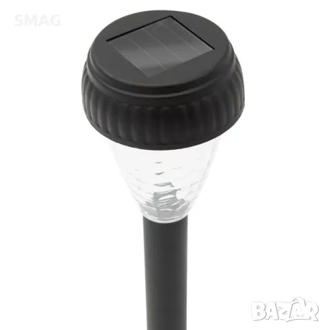 Слънчева соларна лампа фенер черен 21.5см S_1140496, снимка 3 - Соларни лампи - 49902397