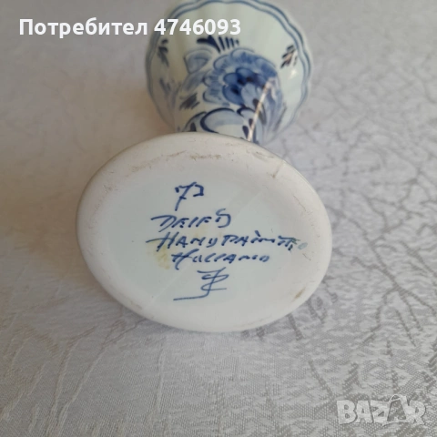 Колекция автентичен холандски порцелан Делфт / Delft Blue – лот, снимка 14 - Колекции - 53948209