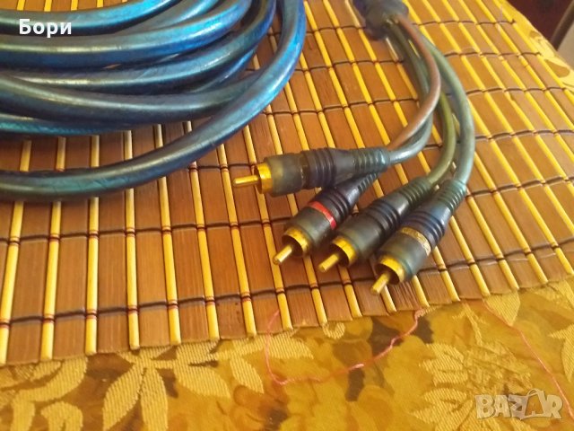 Качествен професионален аудио кабел 5 метра, снимка 3 - Други - 29426126