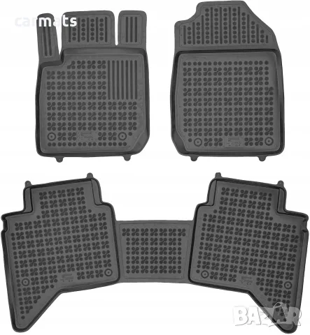 Гумени стелки Rezaw-Plast за Isuzu D-Max (2020+) - 4 врати с двойна кабина - тип леген