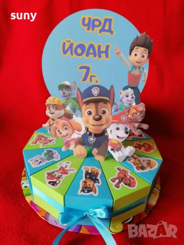 Картонена торта Зайче, снимка 16 - Фигурки - 49789030