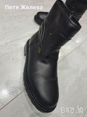 Мъжки италиански ботуши EVERY SEASON (естествена кожа)- N40, снимка 3 - Мъжки ботуши - 53154917