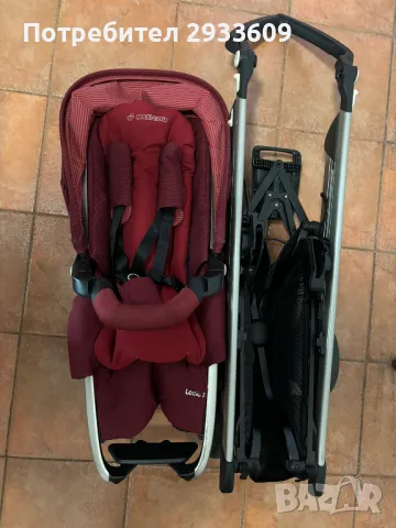 Сгъваема бебешка количка Maxi Cosi Loola-3 с кош и седалка, снимка 7 - Детски колички - 48765734