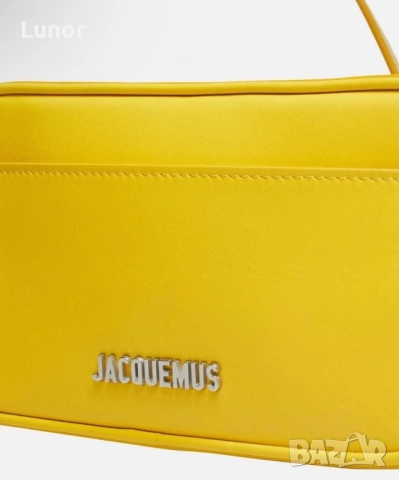 Оригинална жълта чанта Jacquemus Le Baneto Cross-body bag, снимка 2 - Чанти - 52457347