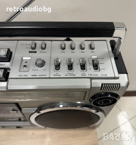🔈Ретро колекционерски радиокасетофон SHARP GF-9191 - Boombox - профилактиран🔈, снимка 9 - Радиокасетофони, транзистори - 56019572