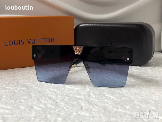 -22 % разпродажба Louis Vuitton 2023 висок клас дамски слънчеви очила маска Мъжки Унисекс, снимка 6 - Слънчеви и диоптрични очила - 39012866