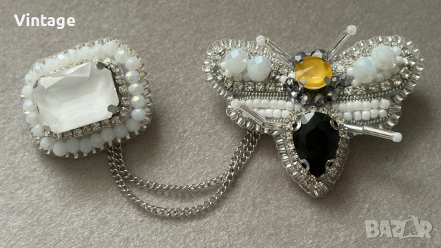 Уникална ръчно изработена брошка , снимка 5 - Други - 53367204