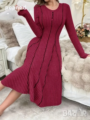 Стилна рокля за сезона р.Л, снимка 2 - Рокли - 52299960