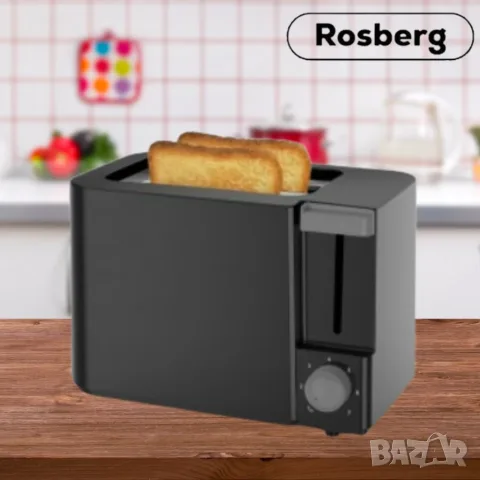 Тостер Rosbeg 700 W. , снимка 2 - Тостери - 56075869