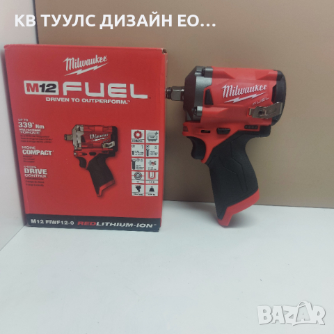 Нов безчетков гайковерт MILWAUKEE M12 FIWF12-0, снимка 1 - Други инструменти - 44596266