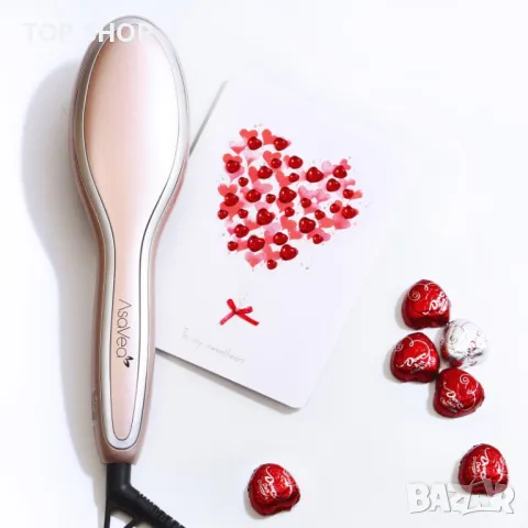 Asavea иновативна висококачествена четка за изправяне на коса , снимка 2 - Маши за коса - 49132724