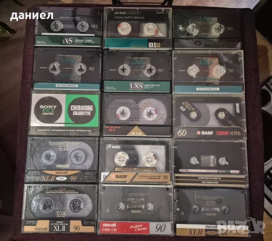 30 бр. аудио касети TDK, MAXELL, SONY, BASF, AGFA - всичките TYPE II - хромна лента + подарък, снимка 2 - Аудио касети - 56274613