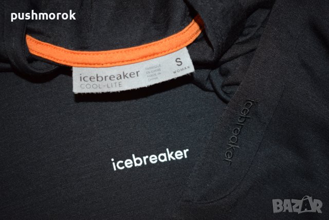 Icebreaker W's Cool-Lite Merino Long Sleeve Hoodie Sz s / #00333 /, снимка 3 - Блузи с дълъг ръкав и пуловери - 39662292