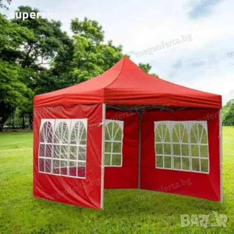 Страници с прозорци 9м. за шатра, завеса за шатра хармоника , снимка 10 - Градински мебели, декорация  - 53929425