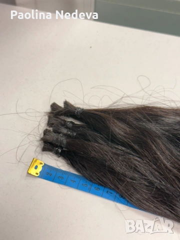 Естествена черна коса 80см., снимка 9 - Аксесоари за коса - 53164541