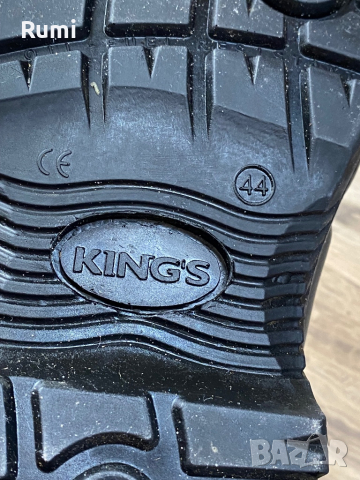 Мъжки кожени работни обувки KINGS  ! 44 н, снимка 8 - Мъжки боти - 44796235