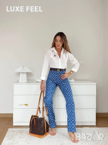 Louis Vuitton ⚜️ Wang⚜️Miu Miu ⚜️Риза + Панталон, снимка 6 - Комплекти - 54332560