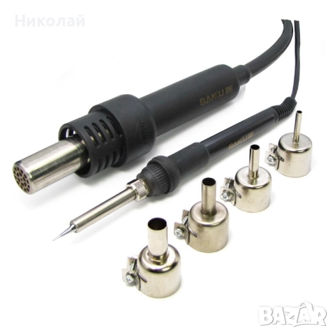 Станция за запояване BAKU BK702B/BK702L горещ въздух, поялник, снимка 6 - Друга електроника - 52288123