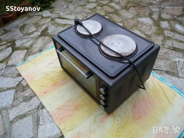 Мини фурна с два котлона "Crоwn", снимка 6 - Печки, фурни - 52503569